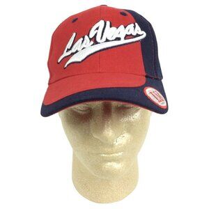 Las Vegas Red Navy Embroidered Hat Cap Top Gear Adjustable One Size Cotton